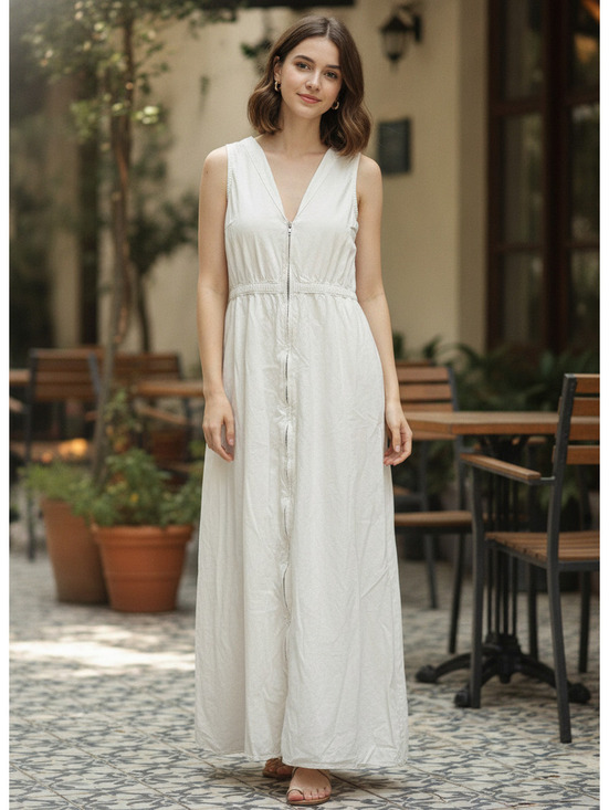 Area Stars Dresses & Skirts - Area Stars white sleeveless maxi dress
